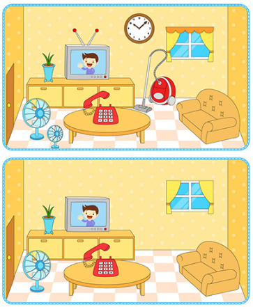 우리집 거실 풍경 도안